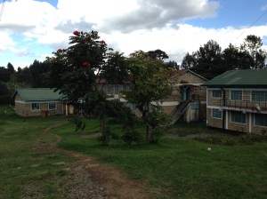 NOT a picture of the vaults or locked areas. This is beyond that area - Staff Housing. 