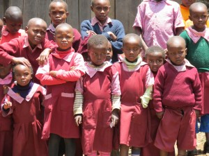 Children Lining Up (Photo by Sue)