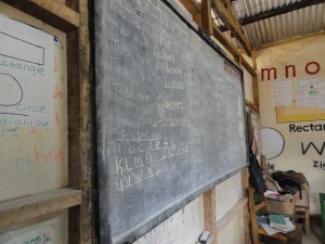 Blackboard in Classroom