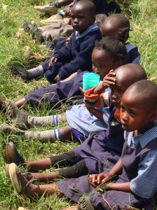 Kids in preschool/nursery.