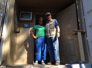 Beth and Gordon With the Clinic.