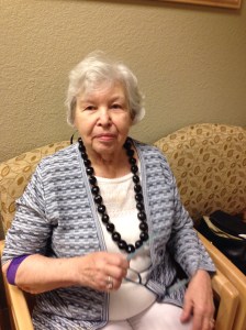 Beautiful Bette on The Morning of a Chemo Treatment